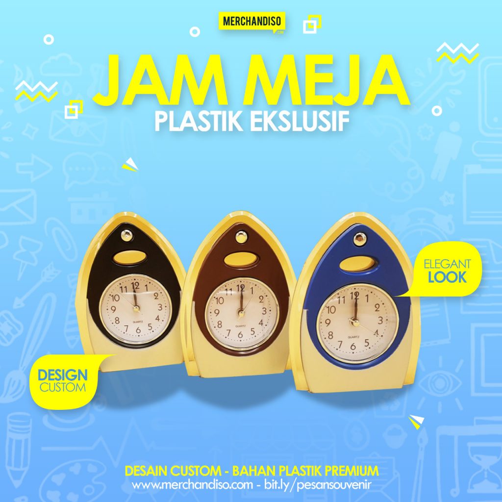 Souvenir Jam Meja Untuk Promosi Kantor