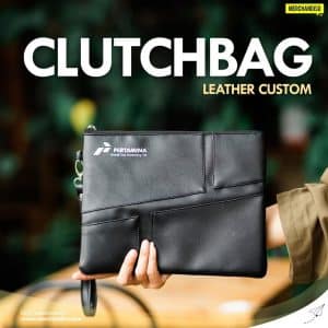 Souvenir Kantor Clutch Bag Custom untuk Perusahaan
